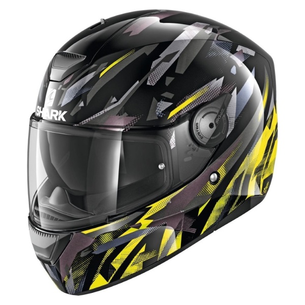 Shark Helmets Shark D-SKWAL Kanhji KYA Yellow / Black / Gun